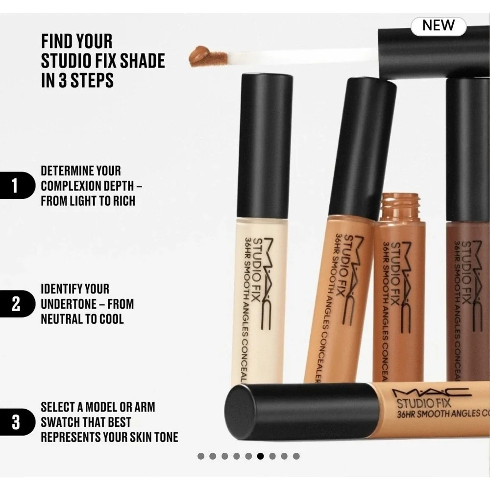 MAC NC15 Studio Fix 36HR Smooth Angles Hydrating Concealer .24oz/7ml NEW FORMULA